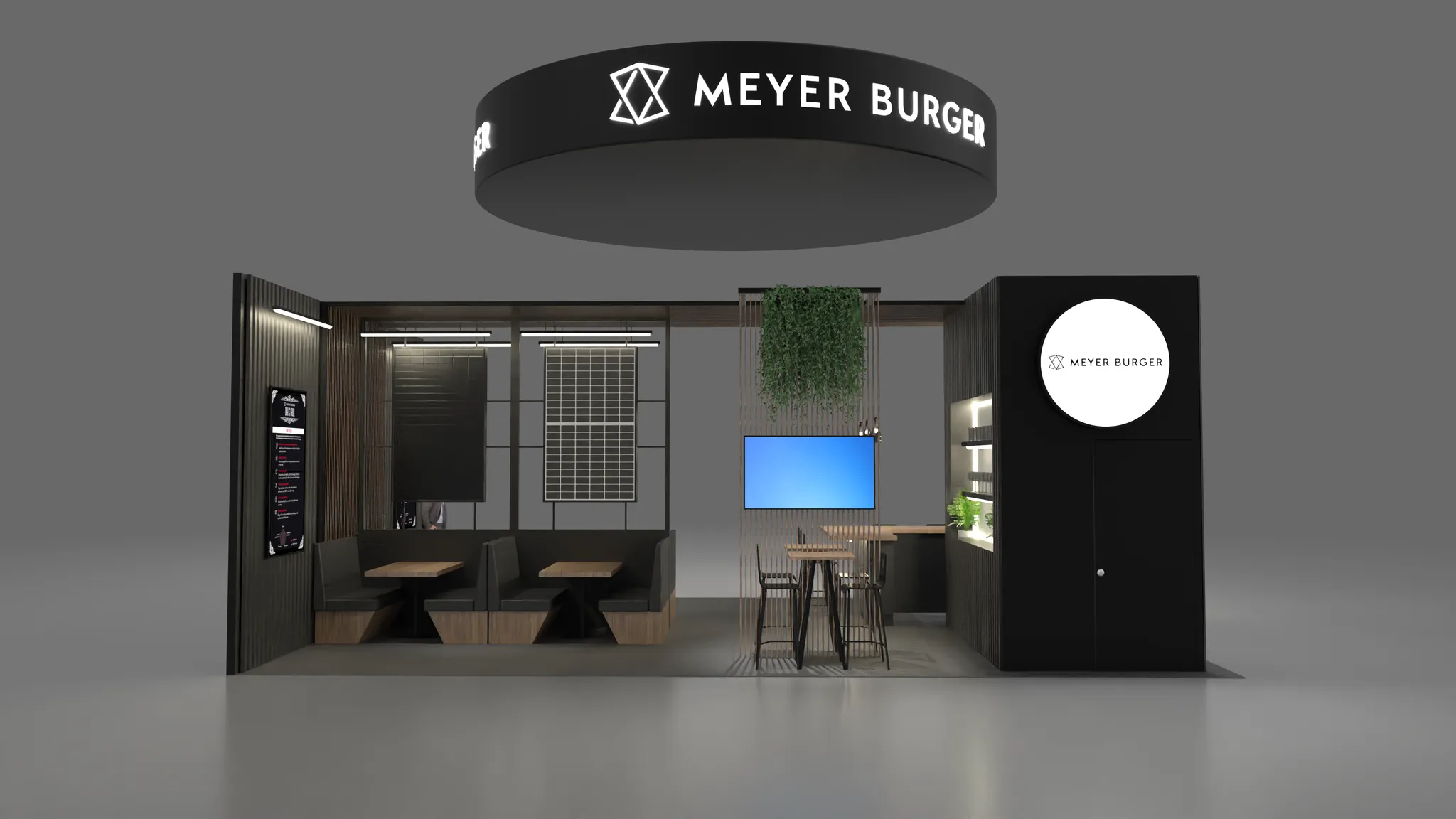 20x30 Island booth design by Reaction Space